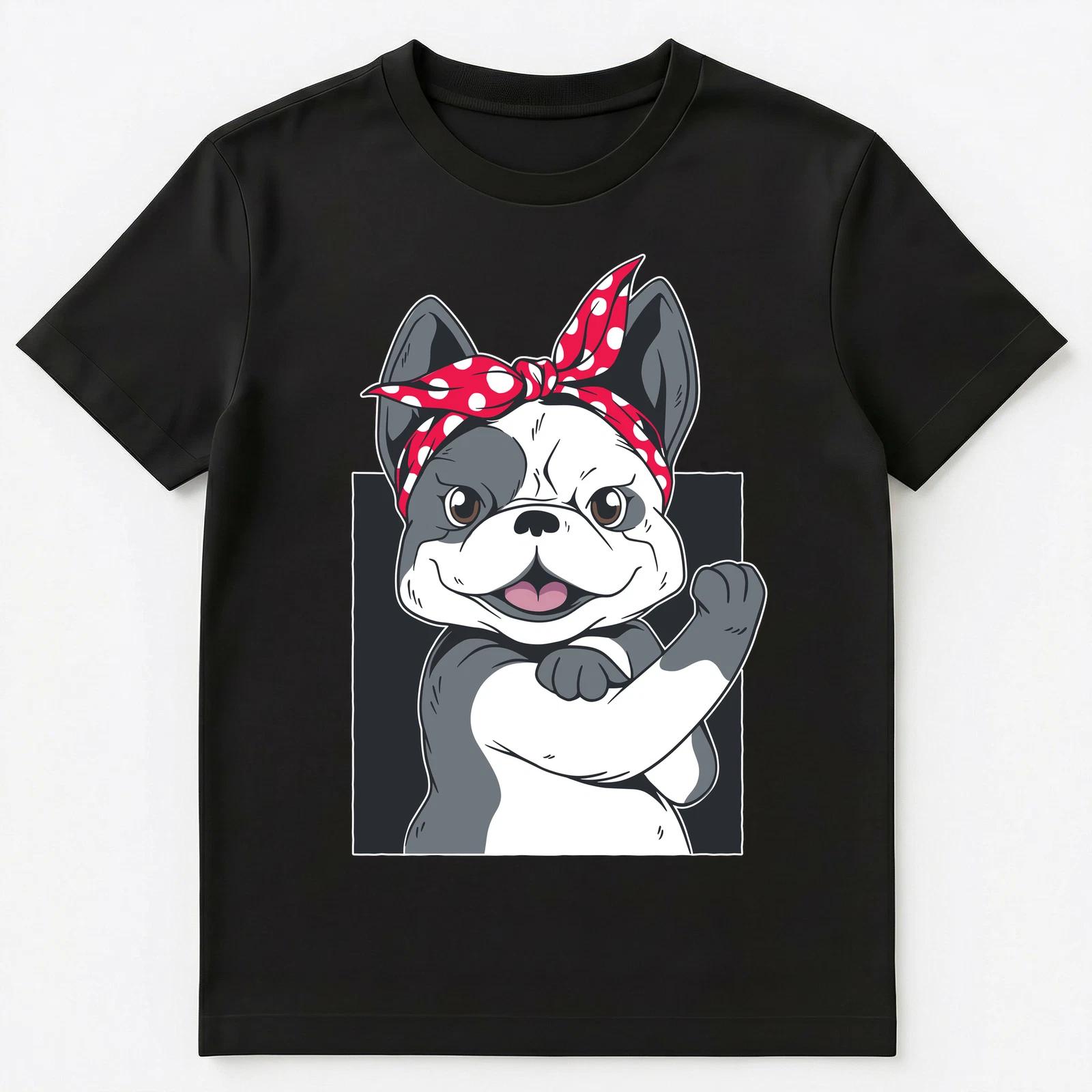 Cute And Funny French Bulldog Graphic Unisex T-Shirt 4XL
