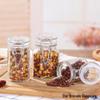 Transparent Glass Sealed Storage Jar for Coarse Grains, Tea, Honey, and Enzymes