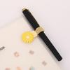 1Pc Daisy Flower Metal Pen Holder Clips Portable Paper Fix Clips Journal Notebook Pictures Pin Pocket Student School Tools