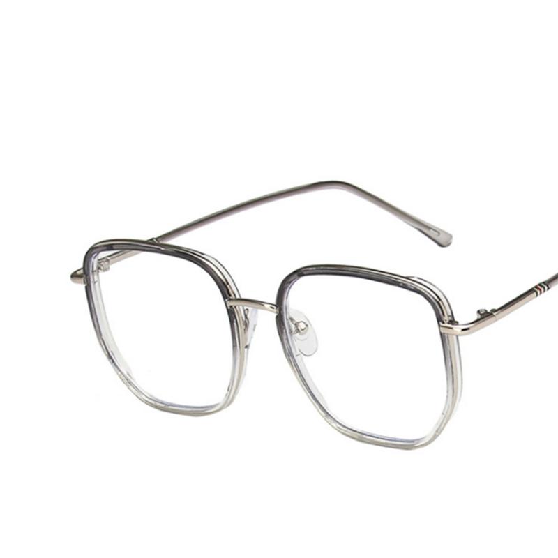 Irregular Big Frame High Performance Clear Eyeglasses Oversize Fashion Myopia Nerd Spectacles -0.5 -1.0 -2.0 -3.0 -4.0 to -6.0