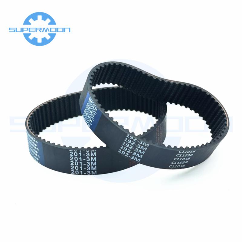 HTD 3M Timing Belt Length 87 90 93 96 99 102 105 108 111 114 117 120 123 126 129 132 135mm Width 6-20mm Closed Loop Toothed Belt