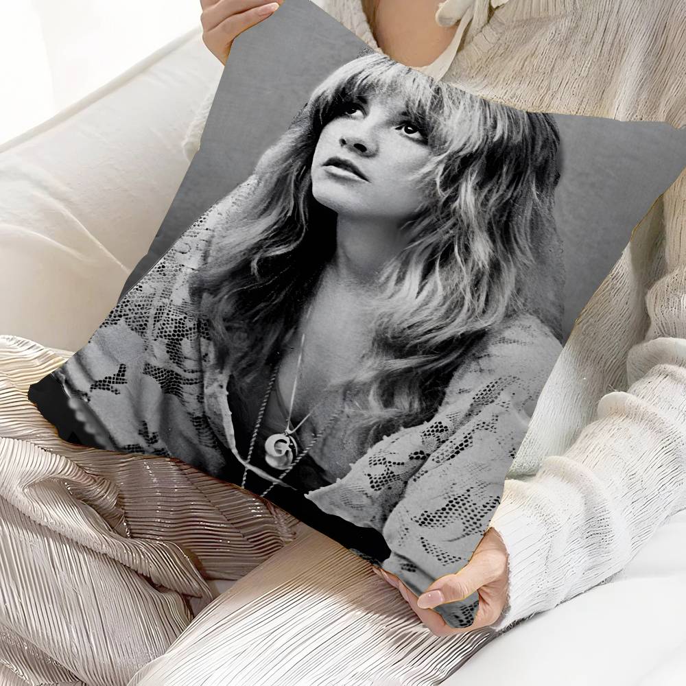 SStevie Nicks Singer Pillowcase toon Gift Cushion Cover Bedroom Home Sofa Chair Seat Decor pillow case