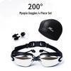 Norman HD Anti-fog Swimming Goggles & Cap Set