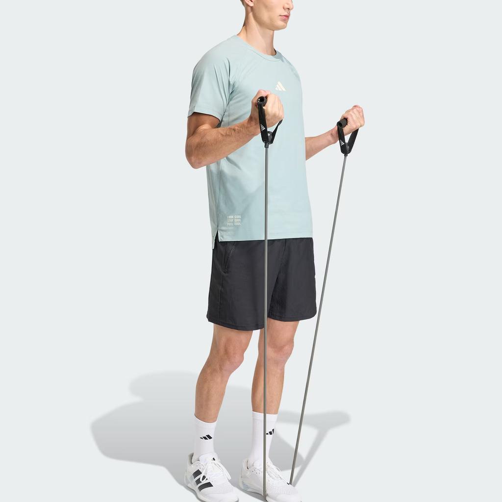 Adidas Climacool Training Quick-Dry Sports Knit Short Sleeve Fitness Shirt Men tops HZ9649
