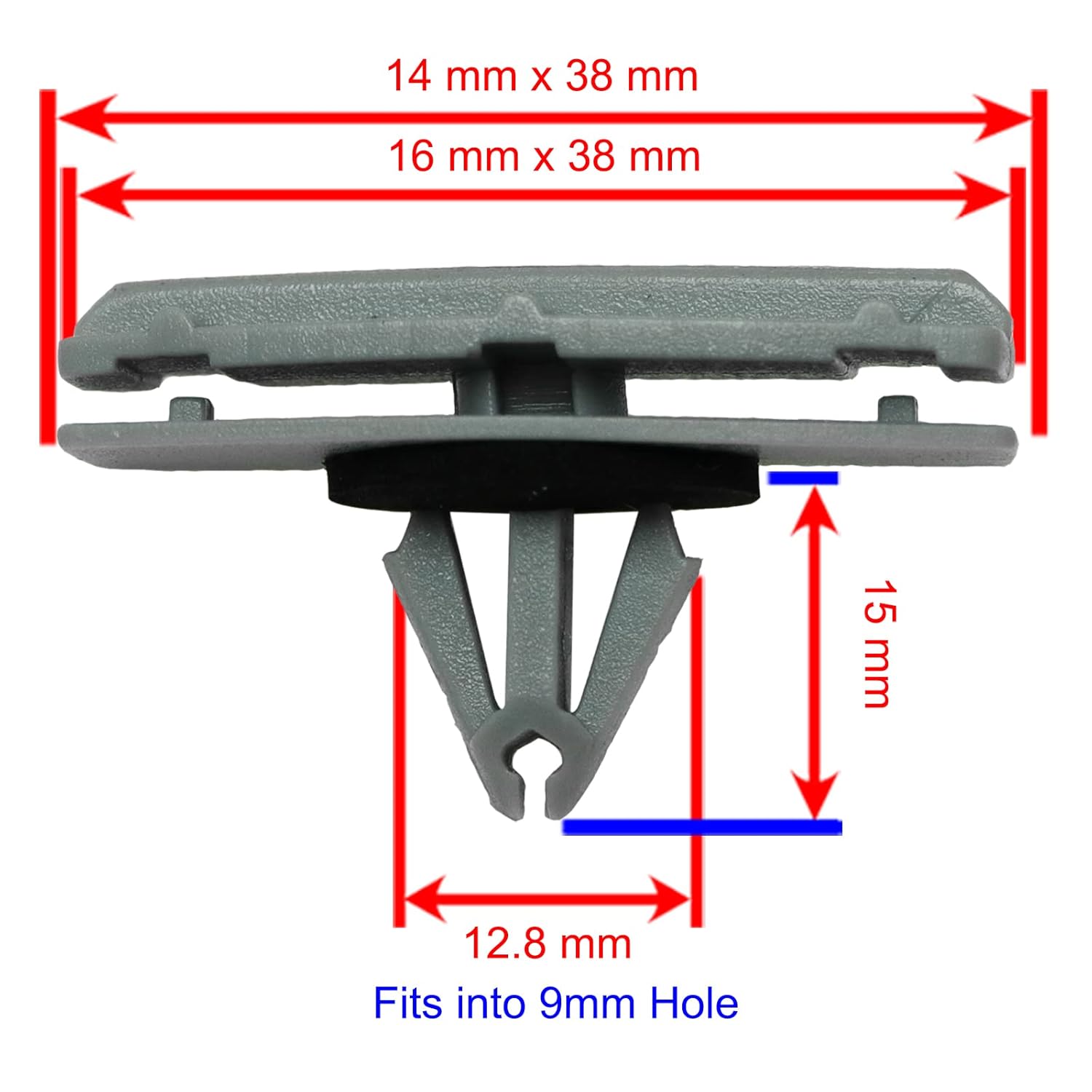 Woodzdon 20 Pcs Wheel Fender Flare Moulding Clip 55157055AA for Jeep Liberty Wrangler Grand Cherokee 2002-2012 for Dodge Ram 1500 Nitro Durango