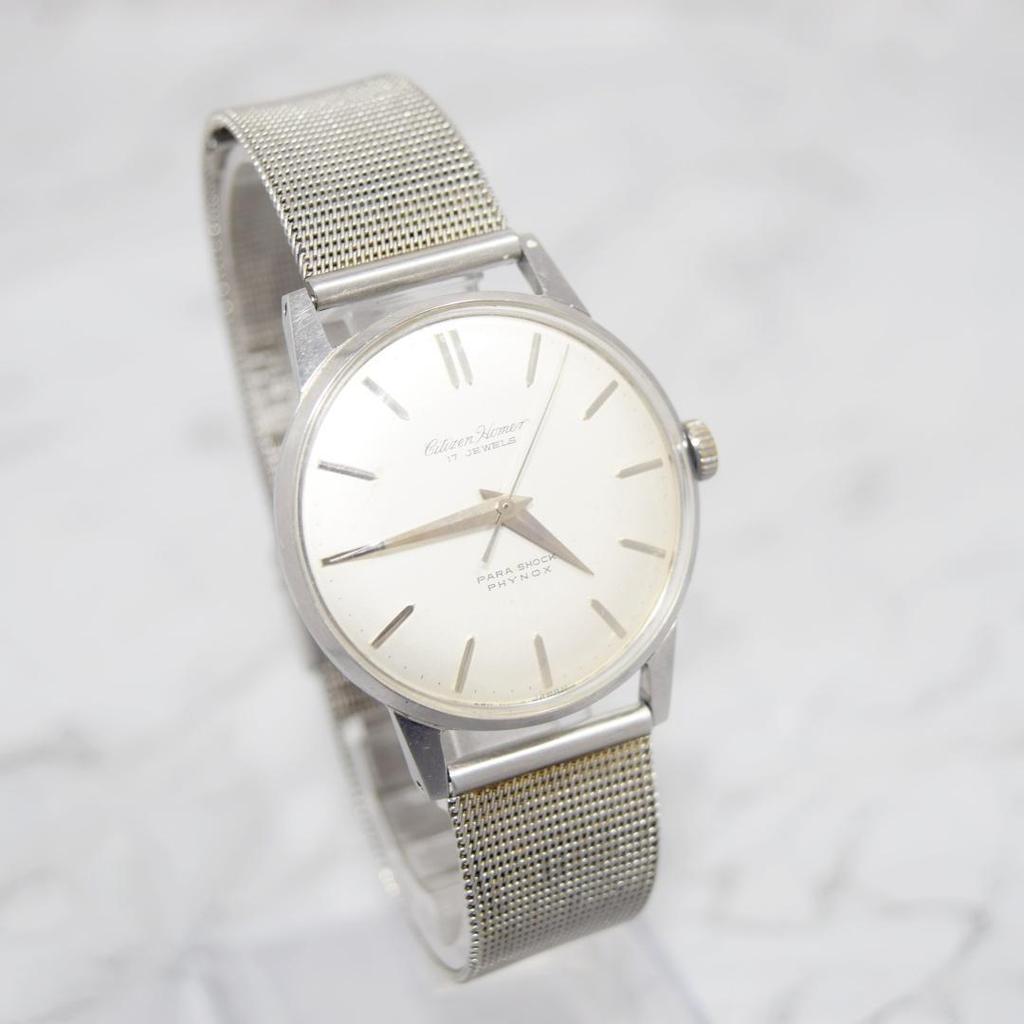 Used Good condition, 1962 CITIZEN Homer manual wind men's watch