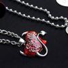 Heart Necklaces Pendant for Women Red Gothic Pendant Jewelry Gifts for Her On Christmas Valentine Gifts for Women Girls