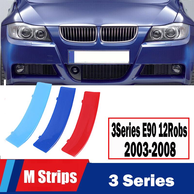 MLKK4 M Power Front Grille Trim Strips For BMW X1 X2 X3 X4 X5 X6 X7 F48 F49 E84 F39 F25 F26 G01 G02 F15 E70 G05 F16 E71 E72 G07 Z4 E89