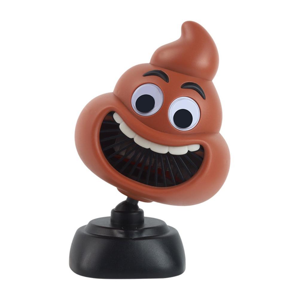 

Poop-shaped Portable Handheld Fan 3 Speed Mini Electric Fan Cute Desktop Small Fan Camping кофейный