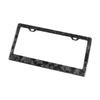 Real Forged Carbon Fiber License Plate Frame Car External Decoration 12.4x 6.2in