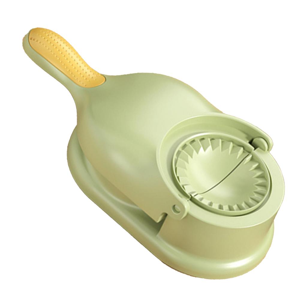 Dumpling Maker PP Manual Dumpling Skin Maker Mold Press Machine DIY Tool for Home Kitchen Green