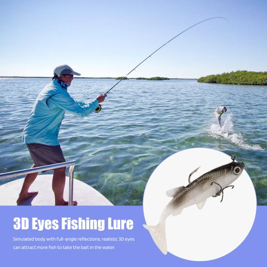Life-Like Fishing Lure Bait Tackle Crankbait Sharp Hook Minnow Tool