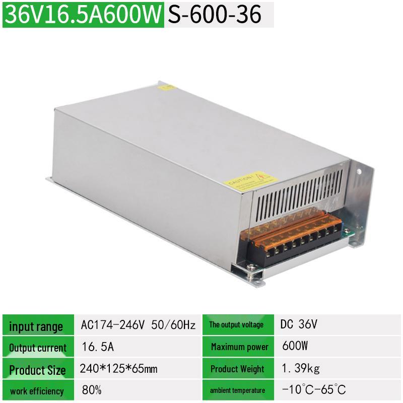 220V To 36V DC Switching Power Supply, 10A Automation for High Power Motor & LED Strip, 500W Transformer