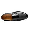 Mens Leather Shoes Slip Resistant Work Shoes for Hotel Staff Comfortable Casual Shoes for Middle Aged Elderly