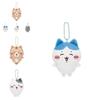 Adorable Plush Toy Charm Japanese Style Jiyi Kawaii Bear And Cat Friends Series Soft Bag Pendant