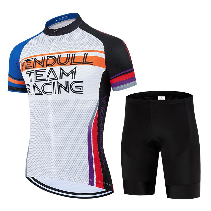 Road Uniform Cycling Set Summer Breathable Bicycle Clothes MTB Sportswear Men's Bike Clothing Set Summer Breathable Cycling Suit Set 2026