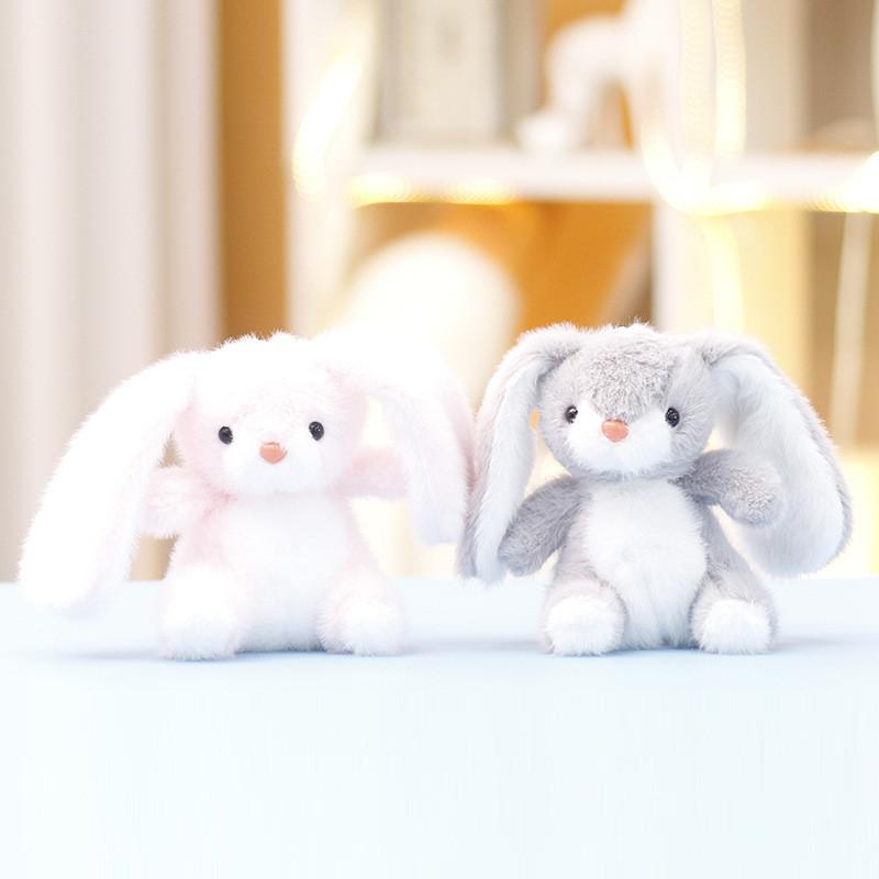 Plush Keychain Bunny Pendant Stuffed Animal With Pp Cotton Collectors Filling