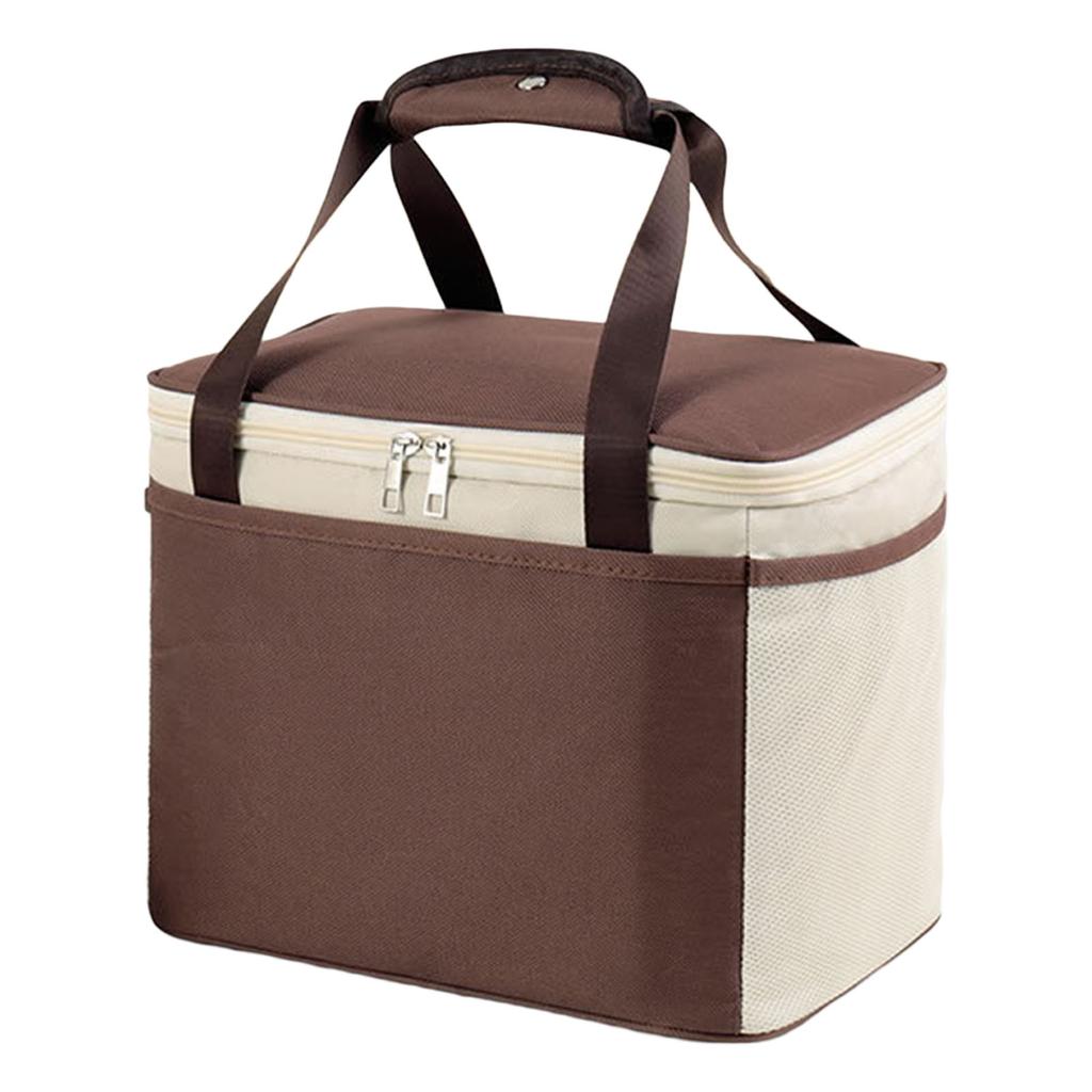 Thermal Lunch Bag for Travel and Outdoor Activities Waterproof Lining Suitable for Office and Picnic Reusable Lunch Bag