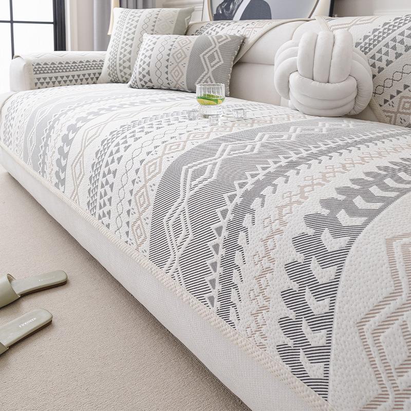 Bohemian Cool Doudou Sofa Cover  New Summer Mat Seat Cushion Non-Slip And Anti-Cat Scratch Sofa Cushion