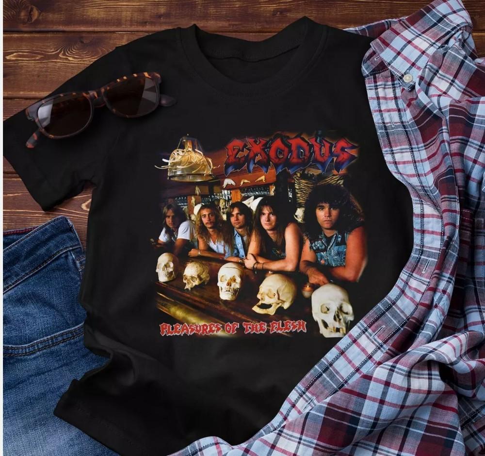 New Exodus Pleasures of the flesh Black Unisex S-2345XL Shirt Unisex T-Shirt XL