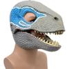 Dino Mask with Moving Jaw, Eye-catching Latex Dinosaur Dress Up Mask, Halloween Dinosaur Party Masquerade Mask