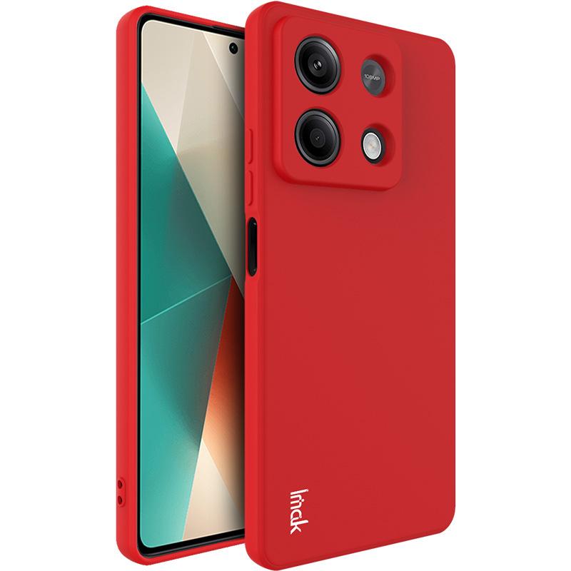 

IMAK UC-4 Series for Xiaomi Redmi Note 13 5G TPU Case Straight Edge Phone Cover Red