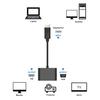 2-in-1 Aluminum DP to HDMI/VGA Docking Station for Laptops and Displays