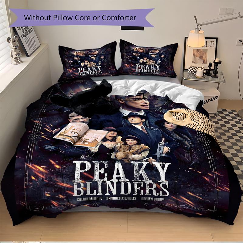 1Pc Peaky Blinders Gangsters' Saga Bedding Set Quilt Cover Pillowcase Home Christmas Xmas Halloween Gift 1 Duvet Cover 2 Pillowcase M924557