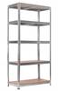 Estantería metálica 180x90x40x cm 5 baldas galvanizada práctica
