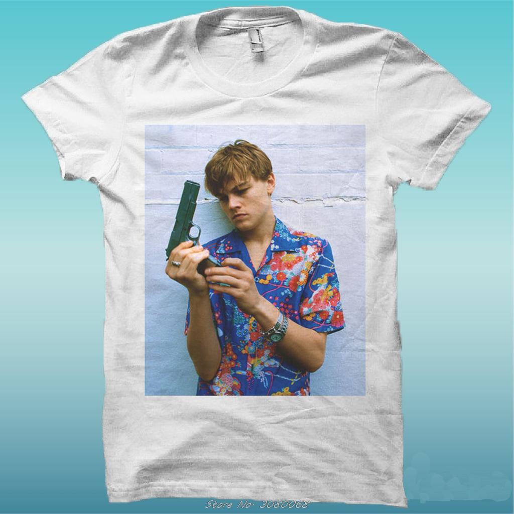 Tshirt Leonardo Dicaprio Romeo Movie The Happiness Is Han My Shirt New Unisex Short Sleeve Cotton Tees Tops Streetwear