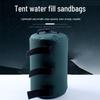 Cylindrical Reinforced Outdoor Tent Sandbag - Water-Fillable Sunshade Counterweight for Camping and Beach