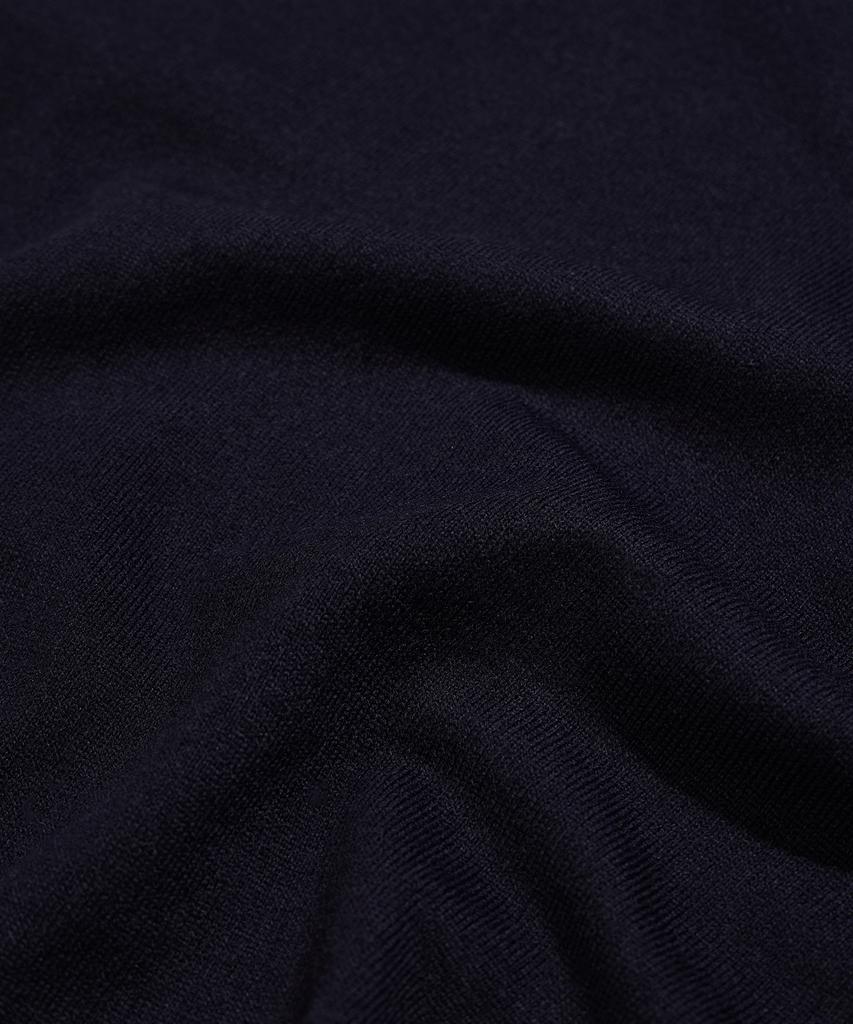 Seutaendeuobeo Crop Round Neck Knit [Dark Navy]