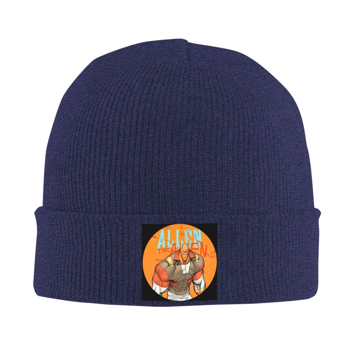 

Allen The Alien Logo Invincible Tv Series Warm Knitted Cap Winter Knit Bonnet Hat Skullies Beanies Hip Hop Caps for Unisex One Size