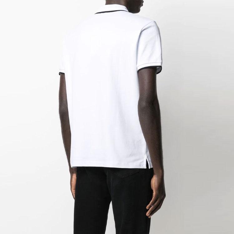 Emporio Armani Ss21 Casual Collar Short Sleeve Polo Shirt Men tops White 3K1FA4-1JPTZ-0169