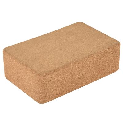 Korkový jógový blok Odolný materiál Přenosný Fit & Snadno uchopitelný Pohodlné konturované hrany 3*6*9''
