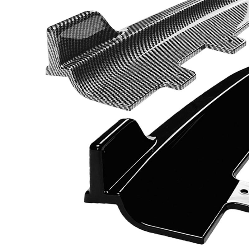 M63K-Car Rear Bumper Lip Diffuser Splitter Winglet Apron Spoiler Parts For BMW 2 Series F22 F23 M Sport 2015- Gloss Black