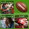 Meooeck 24 Pcs 4" Touchdown Printed Foam Mini Football Stress Balls Sport Balls Footballs Party Favors Foam Sports Balls for Football Party Supplies