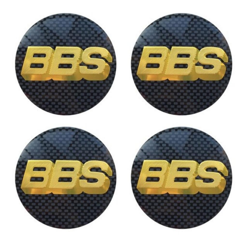 4 Pezzi 56mm 60mm 65mm 70mm 80mm Logo BBS Adesivi per Auto per Coprimozzi Ruota Auto Emblema Coprimozzo Cerchione Accessori Styling