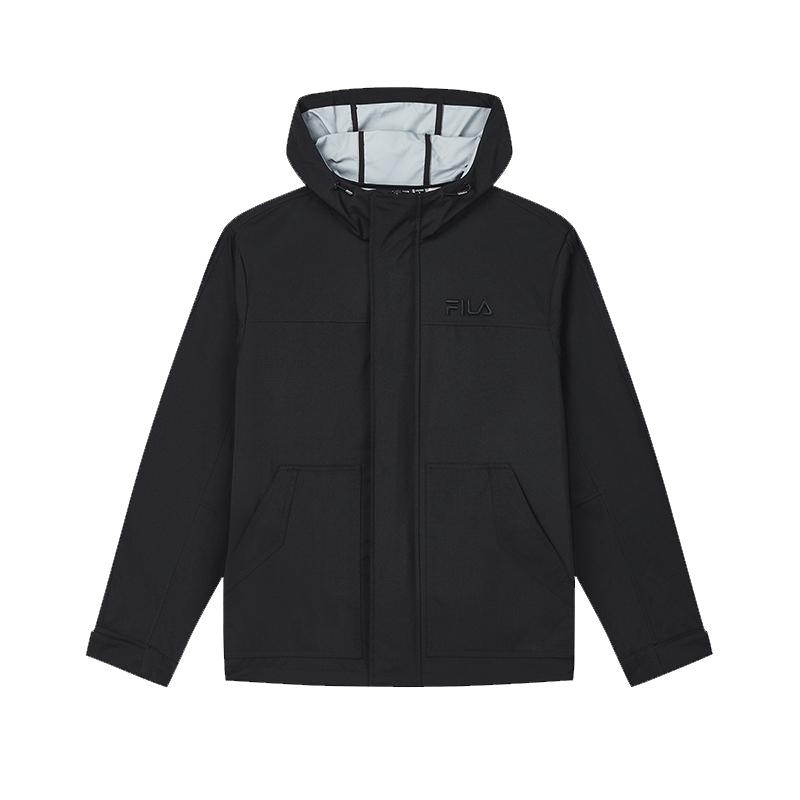 New FILA Jackets Men's Jet Black F11M438703FBK