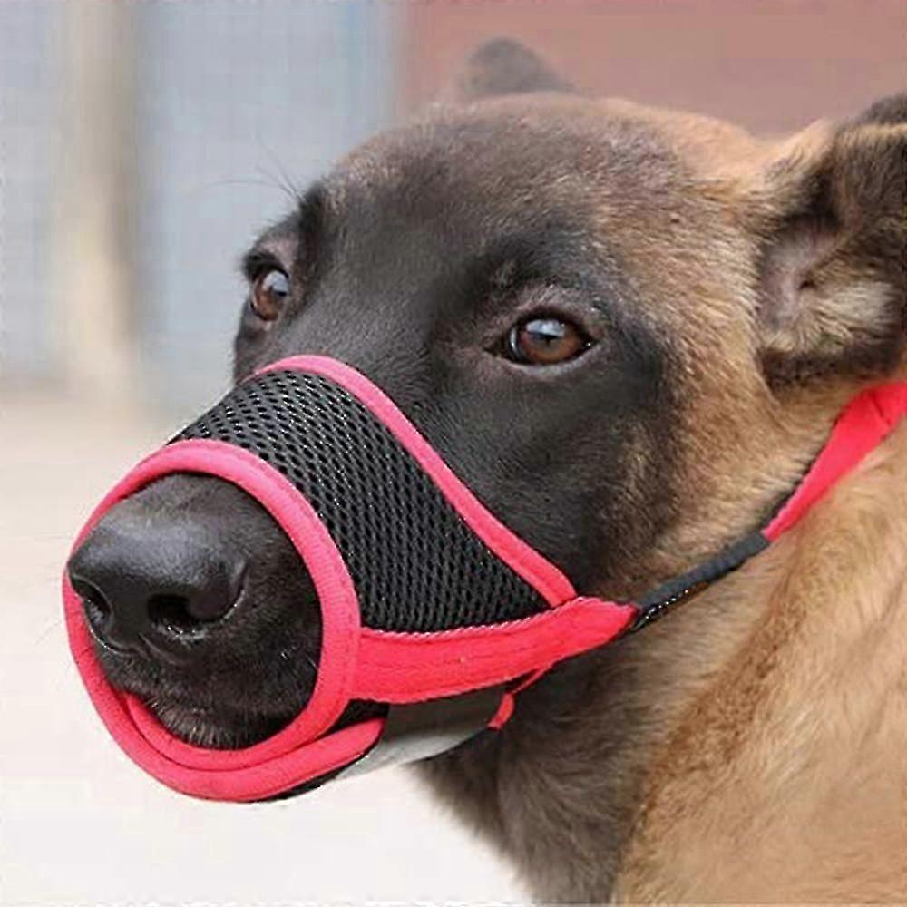 Dog Muzzle Nylon Soft Muzzle Anti-biting Barking Securemesh Breathable Pets Mouth Cover For Small Medium Large Dogs