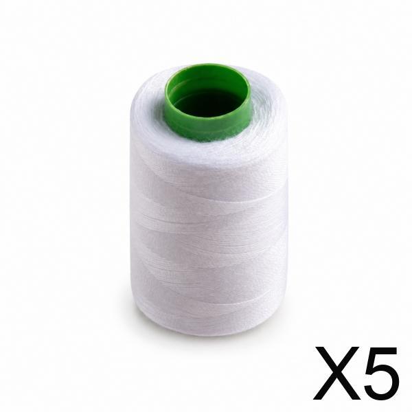 6xColorful Sewing Thread for Home Use, Cotton Hand Thread, Multicolor Spool White 1