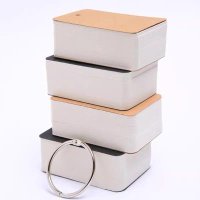Schede Vocabolario Vuote per Studenti: Robusto Quaderno Tascabile a Fogli Mobili per Appunti Fai-da-Te e Diario