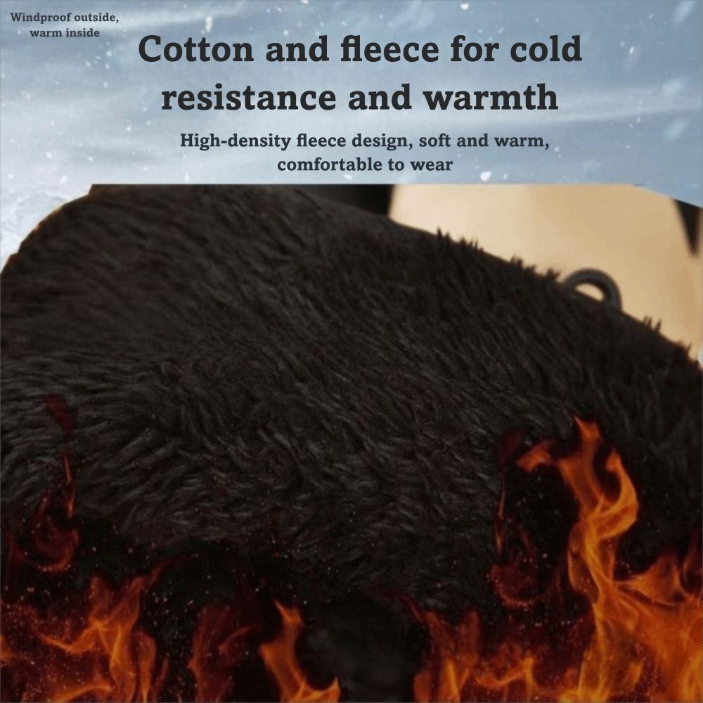 1 Pair Thermal Winter Skiing Gloves Waterproof Snowmobile Mittens Unisex Snow Gloves Winter Sports