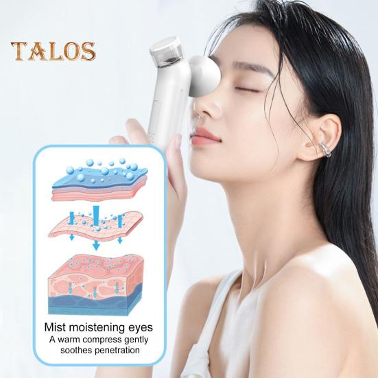Heated Nano Eye Mist Sprayer Portable Eye Moisturizer And Soother with Hot Cold Compression Modes Rechargeable Drops Steamer for Dry Eye Relief