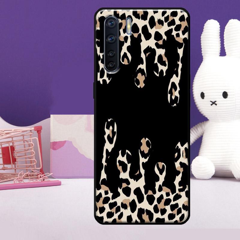 Fashion Leopard Print Case For Oppo A54 A74 A94 A80 A60 A40 A18 A38 A58 A78 A98 A96 A76 A16 A15 A17 A57 A77 A5 Pro