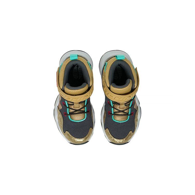 Li Ning Kids Pioneer Team 2.5 Shock Absorption Sports Casual Shoes Kids Casual Shoes Ancient-Gold YKNS092-7