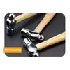 Mini-Hammer, der Walnuss-Rundkopf mit Holzgriff zertrümmert, Auto-Fluchtwerkzeug, Handhammer, Multifunktions-Mini-Hammer