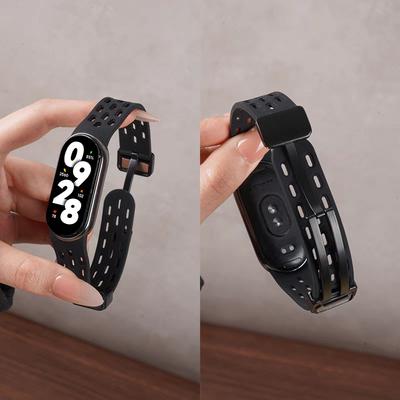 Silicone Unisex Sports Band for Xiaomi Watch 9/8 Replaceable Breathable Wristband for XiaoMi Band 9 Correa Watchband Bracelet