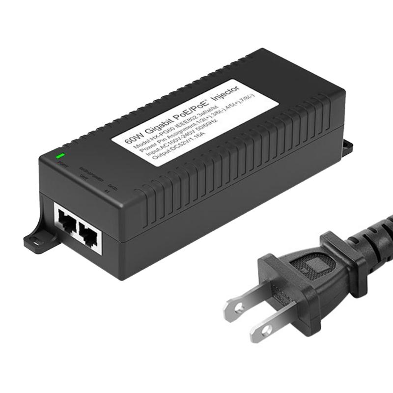 POE Injector Power Over Ethernet Adapters For Security Cameras And Aps Networking Devices With Overloads Protections
