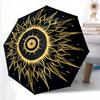 1pc Celestial Sun Design Automatic Umbrella - 8-Rib Foldable Design, Outdoor Adventures, and Family Celebrations Yy250829060